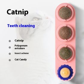 Catnip Ball Self-Hi Toy Supplies (Option: pink Three in one box)