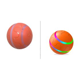 Pet New Cat Wicked Ball Toy Intelligent Ball USB Cat Toys Self Rotating Ball Automatic Rotation Ball (Option: Orange-Set)